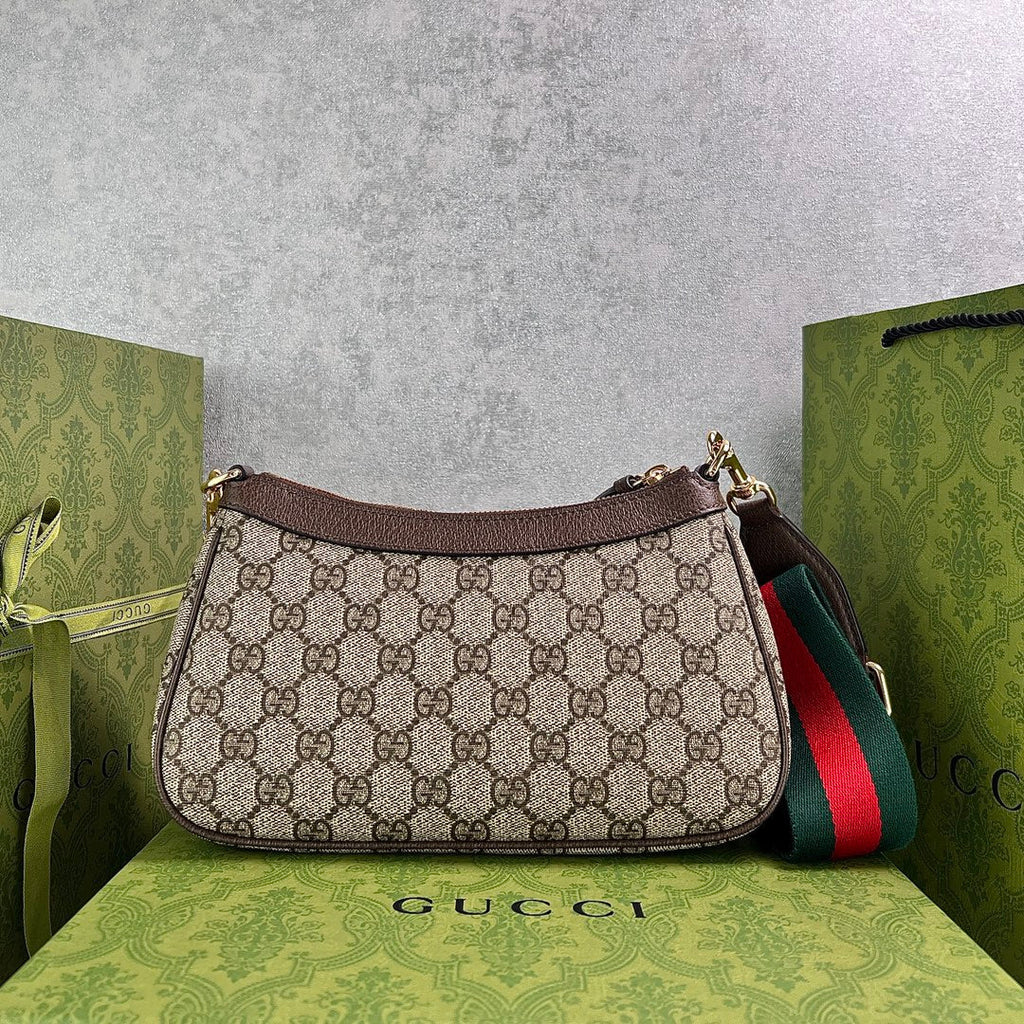 GUCCI Ophidia Strawberry Mini Shoulder Bag-735132